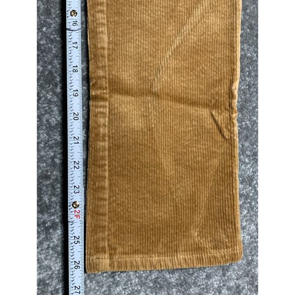 D&Co. Regular Smooth Waist Stretch Corduroy Pull On Pants Women Size 2P Brown - Picture 9 of 12